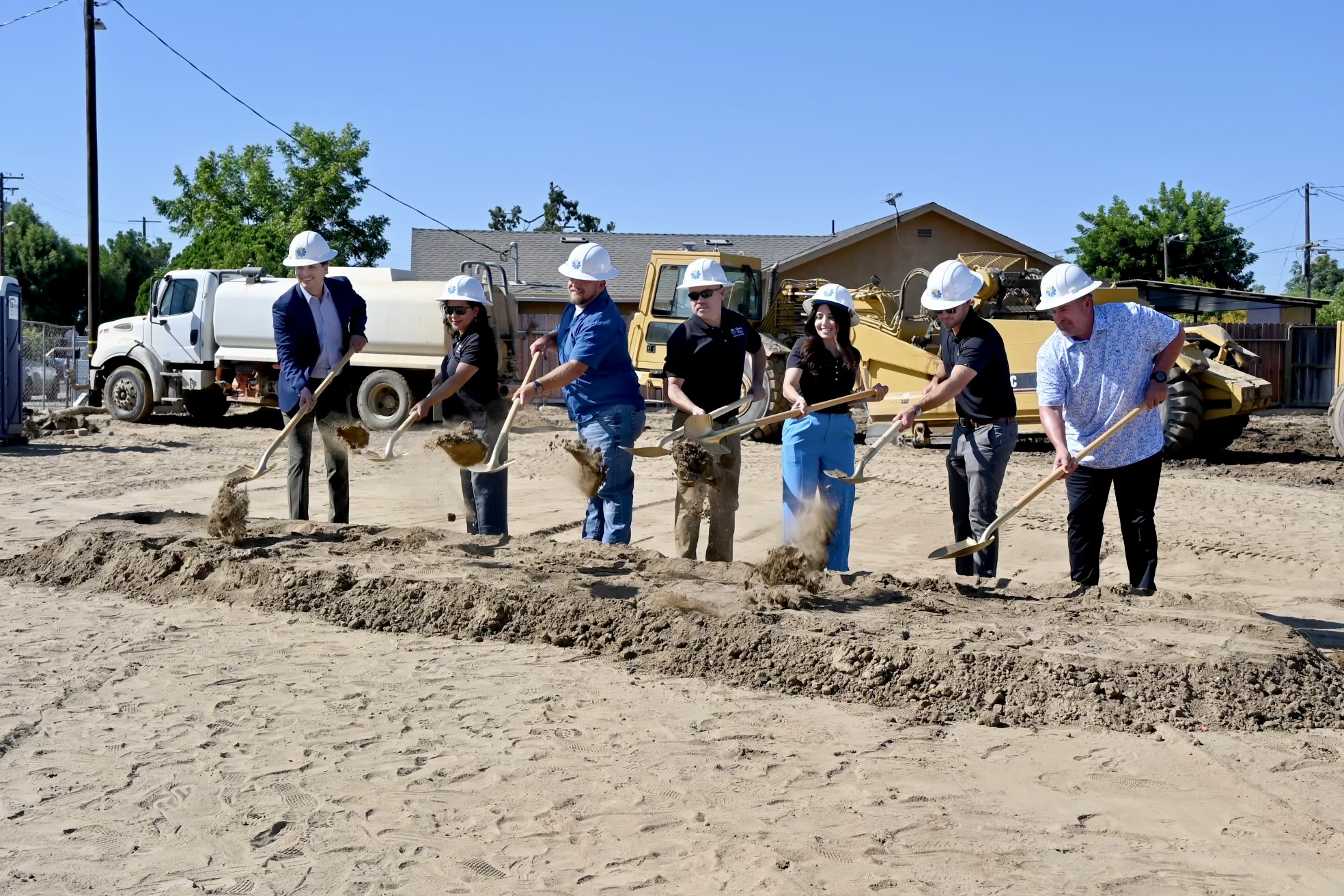 Channce Condit breaking ground on the Sierra Vista Wellness Center in South Modesto