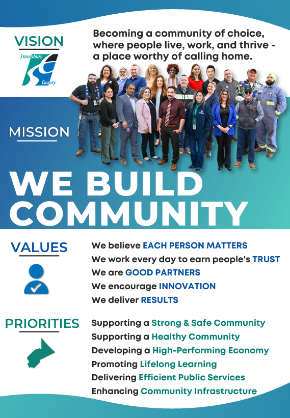 We Build Community - Vision Mission Values Priorities